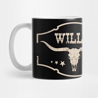 Outlaw Spirit: Trendy Tee Featuring the Iconic Style of Willie Mug